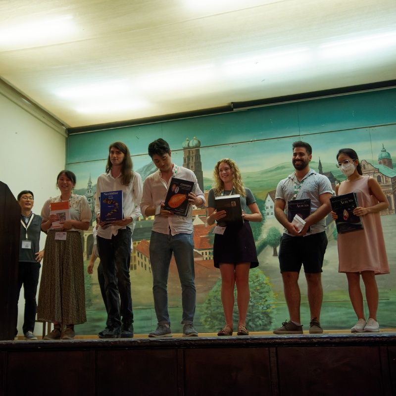 Award ceremony for best student poster and oral presentations at the congress dinner